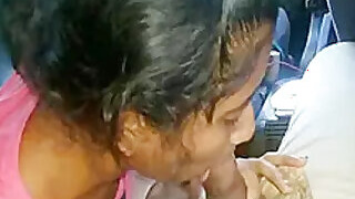 Cute Teenage Girl In Car With Lover Having Sex