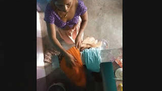 Indian sister's bath time video