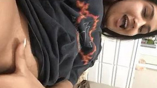 Indian beauty pleasuring herself