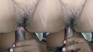 Desi beauty gets naughty in dog style position