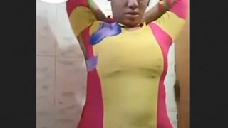 Nude Bengali girl in a video call