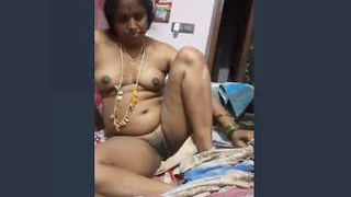 Indian husband films his wife naked in Tamil
