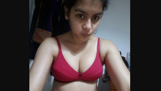 Indian aunt undresses and pleasures her partner on camera
