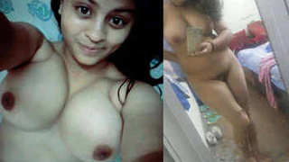 Indian beauty Muskan's nude video chat