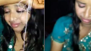 Adorable South Asian girl uncovers her intimate area and pleasures herself