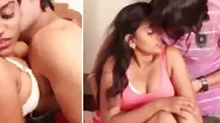 Pyasi Bhabhi excites his Desi Indian Devar for foreplay