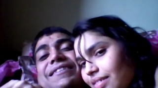 Intense kissing videos of Indian couple