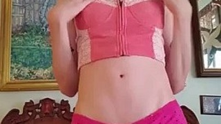 Transgender wasting time while masturbating