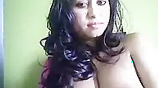 Indian Girl with Big Tits Home Solo Sex Clip