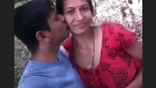Indian auntie's outdoor pleasure