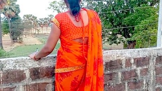 Village bhabi pleasuring and engaging in sexual activity with her brother-in-law