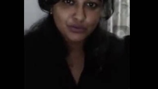 Indian mature aunt reveals her large breasts