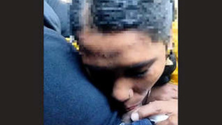 Indian girl performs oral sex in a vehicle