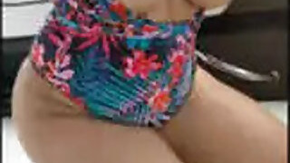 Lusty Desi LAW with Indian boobs came out as an exhibitionist