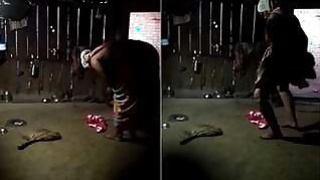 Desi Rustic Bhabhi In Clothes, Captured by Husband