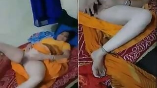 Horny recording of pussy licking and jerking off by Husband