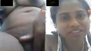 Tamil Girl Shows Her Big Tits and Pussy On Video Call