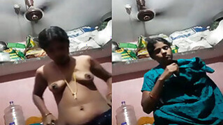 Tamil Wife Shows Tits Part 2