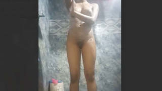 Indian teen's intimate moments in the bathtub and self-pleasure sessions captured in video