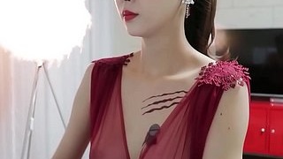 Korean beauty flaunts her sensual skills with big breasts