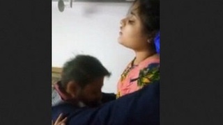 A stunning Asian woman engages in sexual activity with her partner, who happens to be a close friend of her husband. The video highlights the beauty and passion of the encounter.