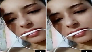 Country girl Desi shows her tits and part of her pussy