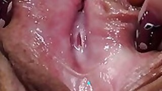Amazing provocative teenie sucking cock in gaping vagina