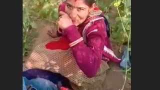 Discovered having sex in the wilderness